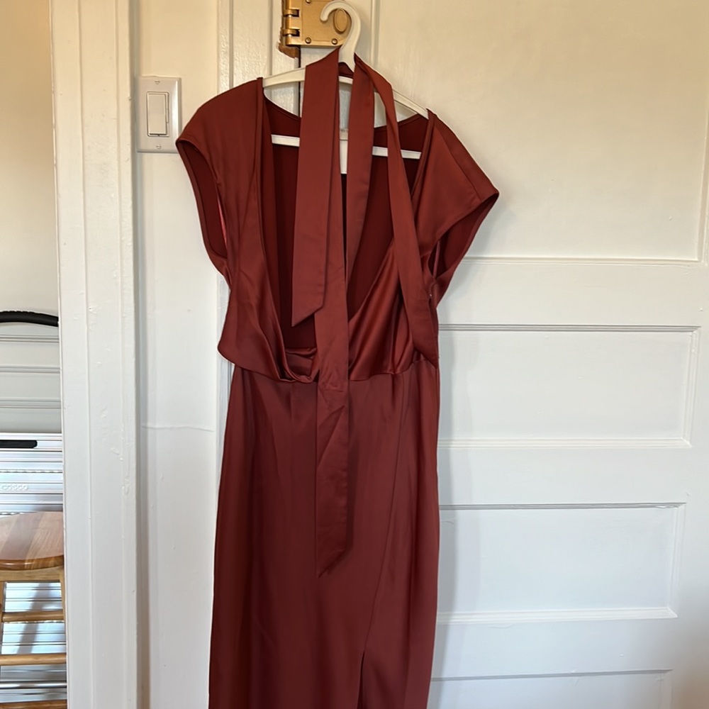 BHLDN Rust Midi Dress - Picture 2 of 4